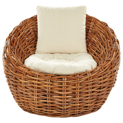 Beliani Garden Chair Lerici Rattan Natural - image 1
