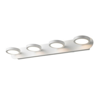 Luminosa Lighting Luminosa Modern Led Wall Lamp White, Warm White 3000K 1260Lm