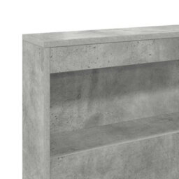 Berkfield Storage Headboard Concrete Grey 135 Cm Engineered Wood - thumbnail 8
