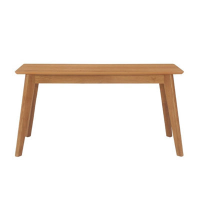 Dining Bench, Light Oak Veneer Wooden Bench 90Cm For Kitchen Table, Bench Seat - image 1