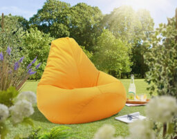 Beautiful Beanbags Adult Highback Beanbag For Indoors Or Outdoors Ready Filled Bean Bags - Yellow - thumbnail 2
