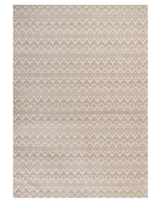 Wyld And Coco Bohonest Beige Jute Rug 160 X 230 Cm - Handwoven Geometric Flat Weave - image 1