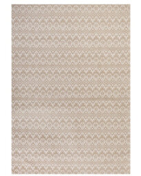Wyld And Coco Bohonest Beige Jute Rug 160 X 230 Cm - Handwoven Geometric Flat Weave - thumbnail 1