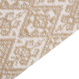 Wyld And Coco Bohonest Beige Jute Rug 160 X 230 Cm - Handwoven Geometric Flat Weave - thumbnail 5