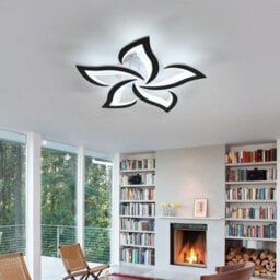 Pheashine Modern Led Ceiling Light, Bodyswallowtail Design 58Cm Cool White 6500K,suitable For Living Rooms Bedrooms, Etc. - thumbnail 3