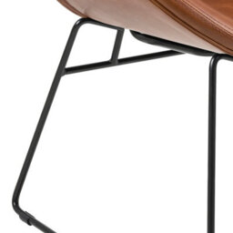 Furniture To Go Cazar Lounge Chair With Sledged Legs In Brown - thumbnail 8