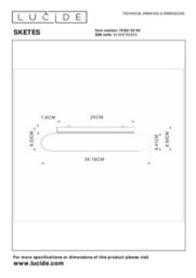 Lucide Sketes Flush Ceiling Light Diameter 35,2Cm Led Dim. Cct 1X18W 2700K/5000K - Transparent - thumbnail 3