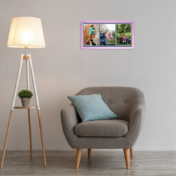 AK Frames 16X8 White Sleek Multi Photo Frame With Pompadour Mount - Holds 3 Apertures (3X) 7X5 Photos - thumbnail 3