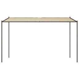 Walplus Gazebo Beige 4X4 M 180 G/ma Fabric And Steel - thumbnail 3