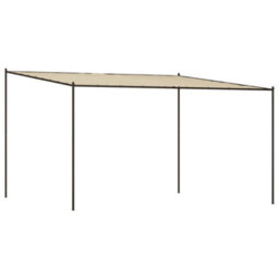 Walplus Gazebo Beige 4X4 M 180 G/ma Fabric And Steel - thumbnail 2