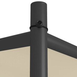 Walplus Gazebo Beige 4X4 M 180 G/ma Fabric And Steel - thumbnail 6