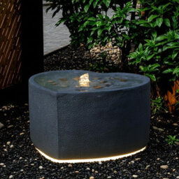 Bumilgar Elegant Love Shape Water Fountain With Led Lights For Garden And Outdoor Decor 28Cm Grey - thumbnail 9