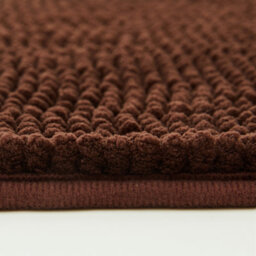 Ameha Brown Chenille Mat 40X60Cm, Extra Soft, Non-Slip, Absorbent Bath Rug & Doormat - thumbnail 4