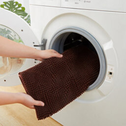 Ameha Brown Chenille Mat 40X60Cm, Extra Soft, Non-Slip, Absorbent Bath Rug & Doormat - thumbnail 6