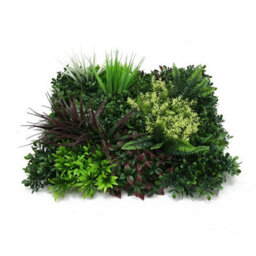 True Products Premium Artificial Green Plant Living Wall Panel 50Cm X 50Cm - Carnival B - thumbnail 2