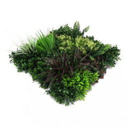 True Products Premium Artificial Green Plant Living Wall Panel 50Cm X 50Cm - Carnival B - thumbnail 3