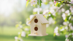 3-Piece Wooden Birdhouse Set For Garden Decoration - thumbnail 3