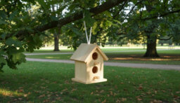 3-Piece Wooden Birdhouse Set For Garden Decoration - thumbnail 7