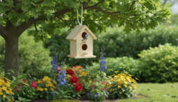 3-Piece Wooden Birdhouse Set For Garden Decoration - thumbnail 6