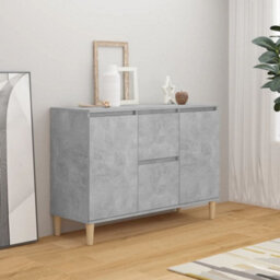 Vidaxl Sideboard Concrete Grey 101X35X70 Cm Engineered Wood - thumbnail 2