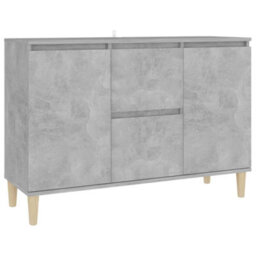 Vidaxl Sideboard Concrete Grey 101X35X70 Cm Engineered Wood - thumbnail 1