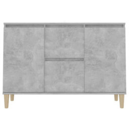 Vidaxl Sideboard Concrete Grey 101X35X70 Cm Engineered Wood - thumbnail 5