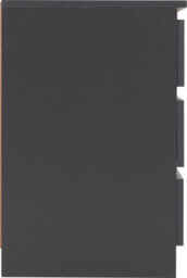 Seconique Malvern Pair Of Bedsides 3 Drawer Grey Finish Recessed Handles Metal Runners - thumbnail 7