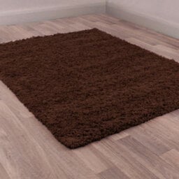 Indulgence Chocolate Plain Shaggy Rug By Ultimate Rug-200Cm X 290Cm - thumbnail 2