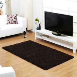 Indulgence Chocolate Plain Shaggy Rug By Ultimate Rug-200Cm X 290Cm - thumbnail 1