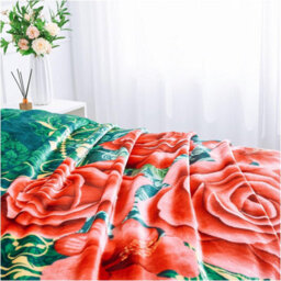 Gc Gaveno Cavailia Flower Weighted Blanket Insomnia Stress Fleece Bed Blanket 4Kg Floral Heavy Blanket For Adult (200 X 240 Cm) - thumbnail 5