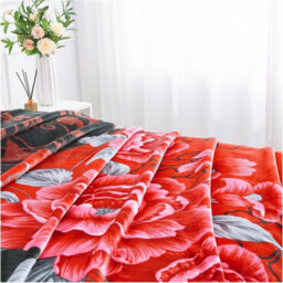 Gc Gaveno Cavailia Flower Weighted Blanket Insomnia Stress Fleece Bed Blanket 4Kg Floral Heavy Blanket For Adult (200 X 240 Cm) - thumbnail 6