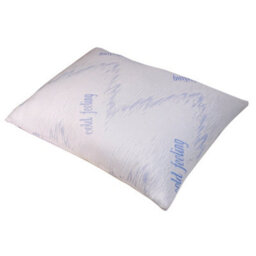 Loops Cooling Shredded Memory Foam Pillow With Washable Cover - Standard Size For Ultimate Comfort - thumbnail 3