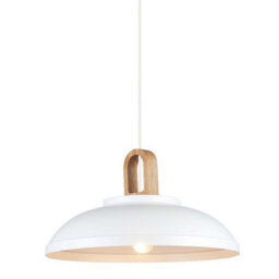 Luminosa Lighting Luminosa Modern Hanging Pendant White 1 Light , E27 - thumbnail 1