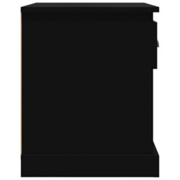 Berkfield Bedside Cabinet Black 39X39X47.5 Cm Engineered Wood - thumbnail 8