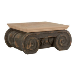 Orsina Durable Wood Coffee Table, Rustic Wood Coffee Table, Plyresin And Wood Coffee Table, Strong Coffee Table - thumbnail 2