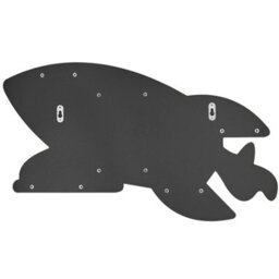 Tectake Wall Shelf Mylittlestory Rocket Holds Up To 40 Tonies  - Anthracite - thumbnail 8