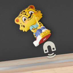Tectake Wall Shelf Mylittlestory Rocket Holds Up To 40 Tonies  - Anthracite - thumbnail 7
