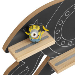 Tectake Wall Shelf Mylittlestory Rocket Holds Up To 40 Tonies  - Anthracite - thumbnail 6