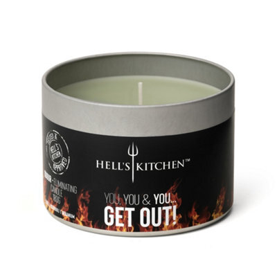 Hells Kitchen Basil, Patchouli & Geranium Tin Candle