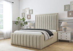 Comfort Beds Emperor Cream Plush Bed Frame