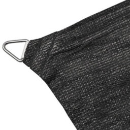 Berkfield Sunshade Sail Hdpe Rectangular 2X4 M Anthracite - thumbnail 3
