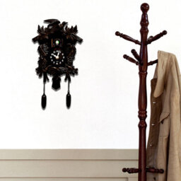 Walplus Black Forest Vintage Cuckoo Clock - Swinging Pendulum, And Classic Design Wall Clock For Bedroom, Livingroom And Kitchen - thumbnail 5