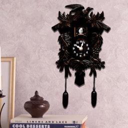 Walplus Black Forest Vintage Cuckoo Clock - Swinging Pendulum, And Classic Design Wall Clock For Bedroom, Livingroom And Kitchen - thumbnail 6