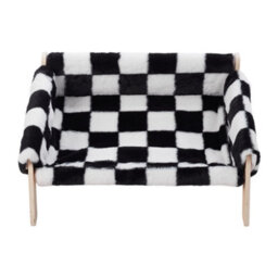 Thehotsale Wooden Frame Pet Sofa With Removable Cover 56Cm W X 45Cm D X 27Cm H - thumbnail 1