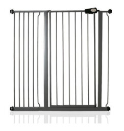 Bettacare Child And Pet Gate, 107.4Cm - -115Cm, Slate Grey, Extra Tall Gate 104Cm In Height, Pressure Fit Stair Gate - thumbnail 1