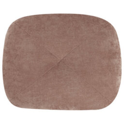 Wyld And Coco Cozynest Sofa Pouffe Bed Brown Chenille Convertible 1-Seater - Single Bed, Removable Covers, Compact Design - thumbnail 9