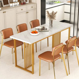 Kitchen Large Dinette Table Mid Century Dining Room Table - thumbnail 6