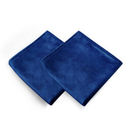 Deconovo Pack Of 2 Cushion Covers 55Cm X 55Cm 22X22 Inches Flanges Throw Pillow Cases For Kids With Invisible Zipper Navy - thumbnail 2