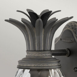 Luminosa Lighting Elstead Plantation 1 Light Small Outdoor Wall Lantern Museum Black Ip44 - thumbnail 3