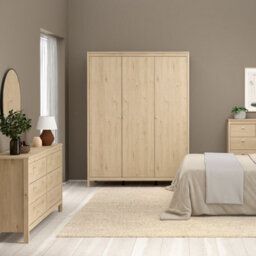 Furniture To Go Madrid Double Dresser 4+4 Drawers In Jackson Hickory Oak - thumbnail 6
